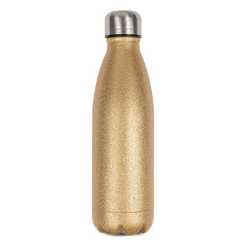 Edelstahl-Thermoflasche 500 ml mit Glitzer-Oberfläche